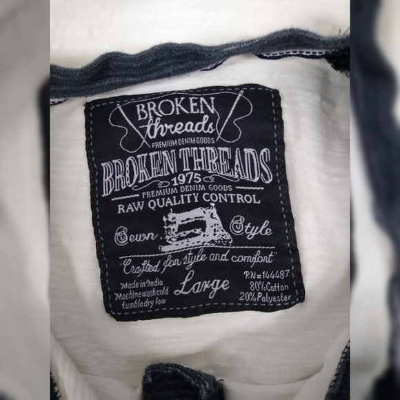 Broken Threads single pocket shirt size L - Picture 4 of 4